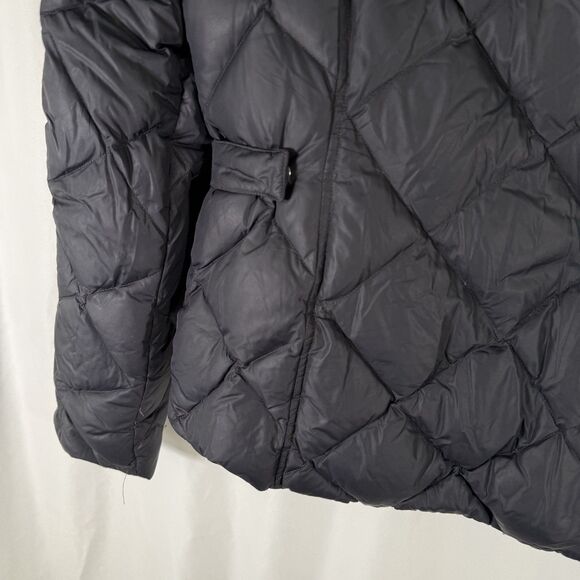 Eddie Bauer Goose Down Jacket Women's Medium Black Full Zip 700 Fill Power - Picture 15 of 15